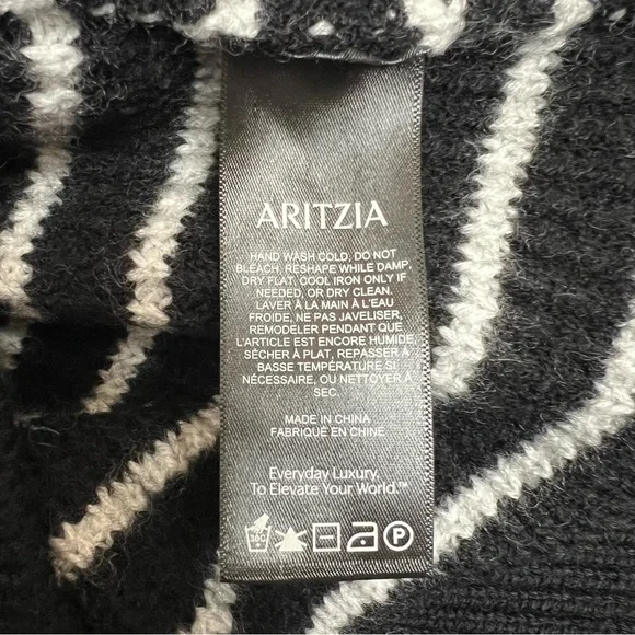 Wilfred Wool Stripped Crew Neck Sweater Size L - Picture 6 of 7